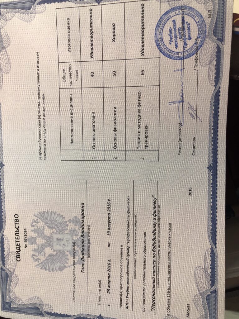 Гиль Людмила Владимировна - документ №22