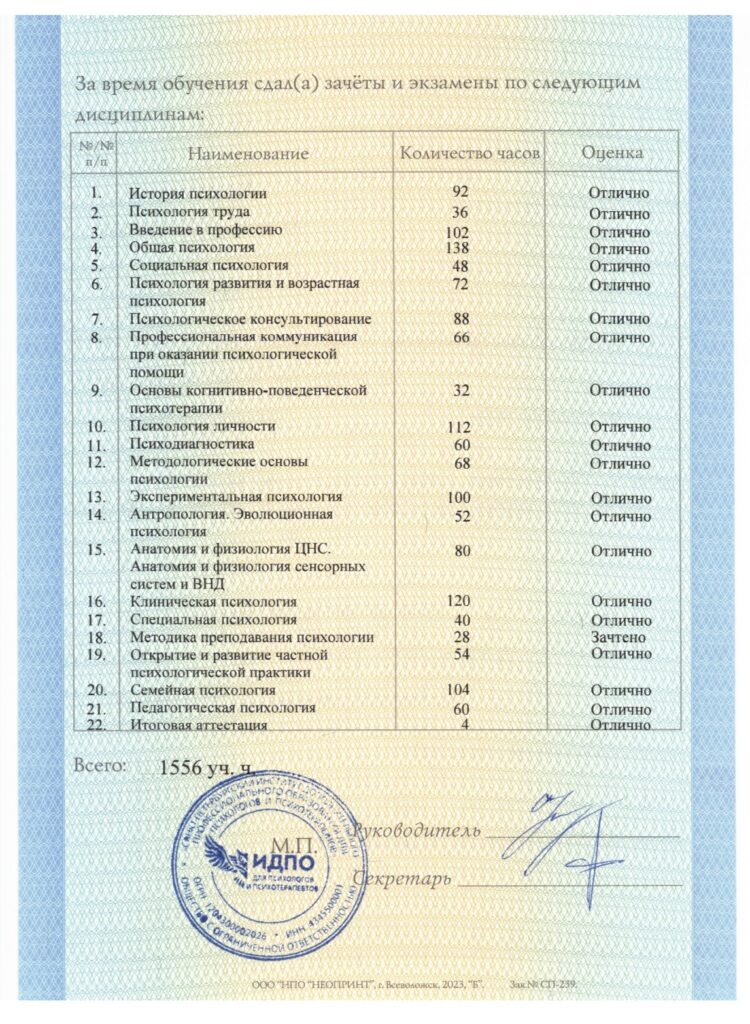Крымская Ангелина Петровна - документ №44